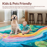 Colorful Rainbow Dreamscape Design(Blue)