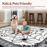 Charming Black White Circular Decor(Black)