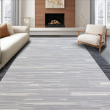 Ultra Soft Area Rug, Non Slip, Stain Resistant, Washable Area Rugs for Living Room, Bedroom, Vibrant Abstract Outdoor Visuals(Gray)