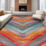 Artisanal Rustic Patchwork Design(Red)