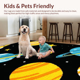 Dynamic Orbiting Planet Illustration(Black)