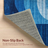 Transitional Blue Toned Geometric Motif(Blue)