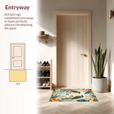 Charming Tropical Floral Fusion(Beige)