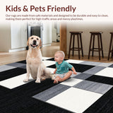 Classic Black and Cream Checkers Design(Black)