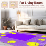 Eclectic Playful Smiling Motif(Purple)