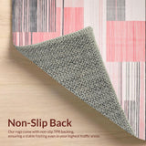 Trendy Textured Modern Stripes(Pink)