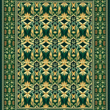 Ultra Soft Area Rug, Non Slip, Stain Resistant, Washable Area Rugs for Living Room, Bedroom, Leaf(Green)