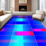 Elegant Colorful Swirl Motif(Blue)