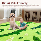 Lively Child Friendly Plush Decor(Green)
