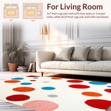 Fun Artistic Polka Dot Display(Red)