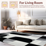 Chic Monochrome Lattice Design(Black)