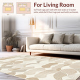 Chic Curved Natural Textures(Beige)