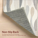 Ultra Soft Area Rug, Non Slip, Stain Resistant, Washable Area Rugs for Living Room, Bedroom, Boho Chic Area Unique Home Decor(Beige)
