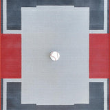 Contemporary Baseball Print in Bold Hues(Gray)
