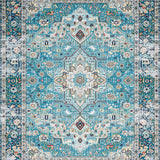 Blue Floral Tapestry(Blue)