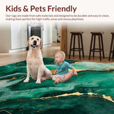 Chic Green Gold Artful Fusion(Green)