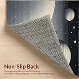 Celestial Earth Moon Motif(Gray)