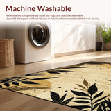 Ultra Soft Area Rug, Non Slip, Stain Resistant, Washable Area Rugs for Living Room, Bedroom, Natural Earthy Cheetah Aesthetic(Beige)