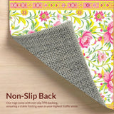Delightful Bright Floral Composition(White)