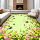 Artistic Butterfly Floral Motif(Green)