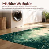 Elegant Earthy Leafy Motif(Green)