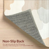 Ultra Soft Area Rug, Non Slip, Stain Resistant, Washable Area Rugs for Living Room, Bedroom, Cloud Beige Foam Bath Non Slip Absorbent(Beige)