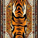 Ultra Soft Area Rug, Non Slip, Stain Resistant, Washable Area Rugs for Living Room, Bedroom, Boho Camel Vintage Living Room Large Area Rug(Orange)