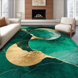 Rich Green Abstract Lattice Style(Green)