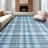 Chic Coastal Plaid Aesthetic(Blue)