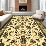 Traditional Paisley Golden Beige Prayer for Meditation(Beige)