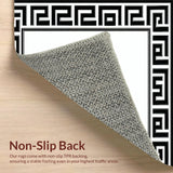 Distinctive Modern Geometric Contrast(Black)
