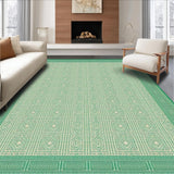 Ultra Soft Area Rug, Non Slip, Stain Resistant, Washable Area Rugs for Living Room, Bedroom, Aura Reversible Area for RV & Patio Green Beige(Green)