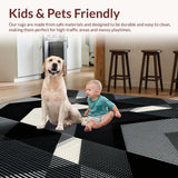 Artistic Geometric Tiled Composition(Black)