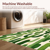 Contemporary Square Plant Aesthetic(Green)