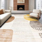 Ultra Soft Area Rug, Non Slip, Stain Resistant, Washable Area Rugs for Living Room, Bedroom, Boho Chic Area Stylish Doormat for Home(Beige)
