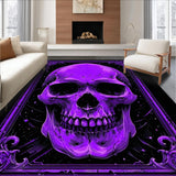 Ultra Soft Area Rug, Non Slip, Stain Resistant, Washable Area Rugs for Living Room, Bedroom, Enigmatic Dark Symbolism Rug(Purple)