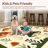 Lively Illustrative Mushroom(Beige)