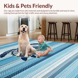 Colorful Marine Life Patterned(Blue)