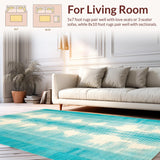 Chic Light Tones Abstract Composition(Blue)