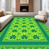 Elegant Contemporary Shamrock Motif(Green)