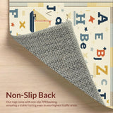 Charming Round Alphabet Play Design(Beige)