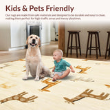 Beige Nursery Whimsical Giraffe Motif(Beige)