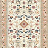 Ultra Soft Area Rug, Non Slip, Stain Resistant, Washable Area Rugs for Living Room, Bedroom, Beige Boho Bathroom for Tub Shower(Ivory)
