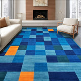 Striking Minimalist Linear Art(Blue)