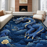 Vibrant Earthy Dragon Aesthetic(Blue)