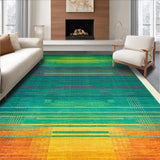 Eclectic Rainbow Abstract Motif(Blue)
