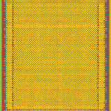 Funky Multi Hued Patterned Statement(Yellow)