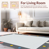 Contemporary Grey Toned Geometric Flair(Gray)