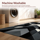 Artistic Geometric Tiled Composition(Black)