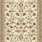 Ultra Soft Area Rug, Non Slip, Stain Resistant, Washable Area Rugs for Living Room, Bedroom, Vintage Floral Light Brown Living Room Rug(Beige)